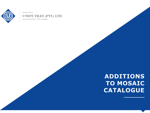 Additions to Mosaic Catalogue