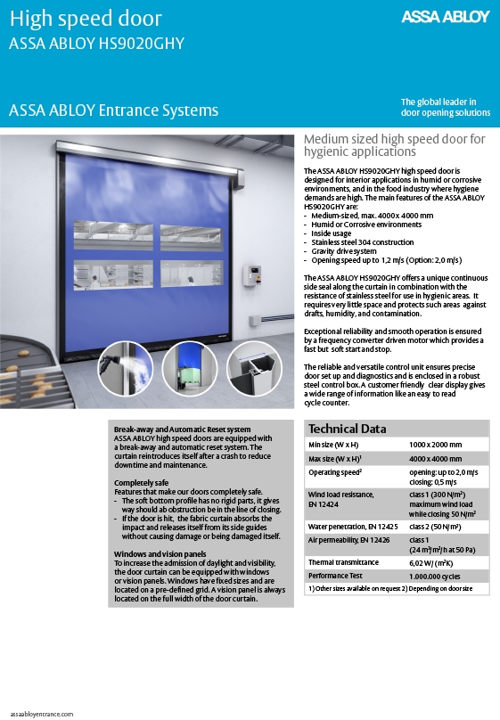 Maxiflex | Brochures | ASSA ABLOY HS9020GHY