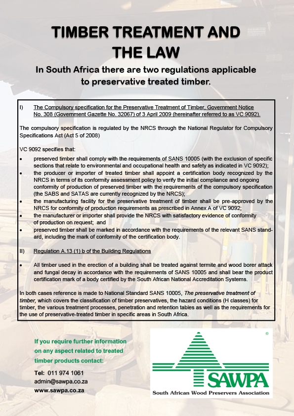 Timber Treatment & the Law