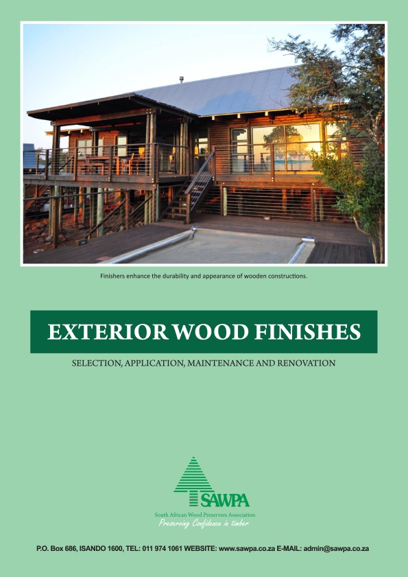 SAWPA | Exterior Wood Finishes: Selection, Application, Maintenance and Renovation