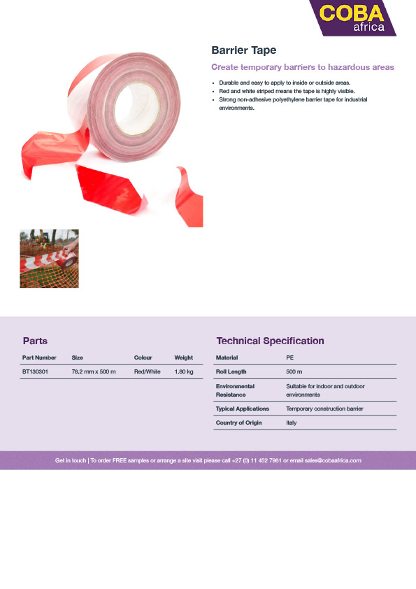 Barrier Tape