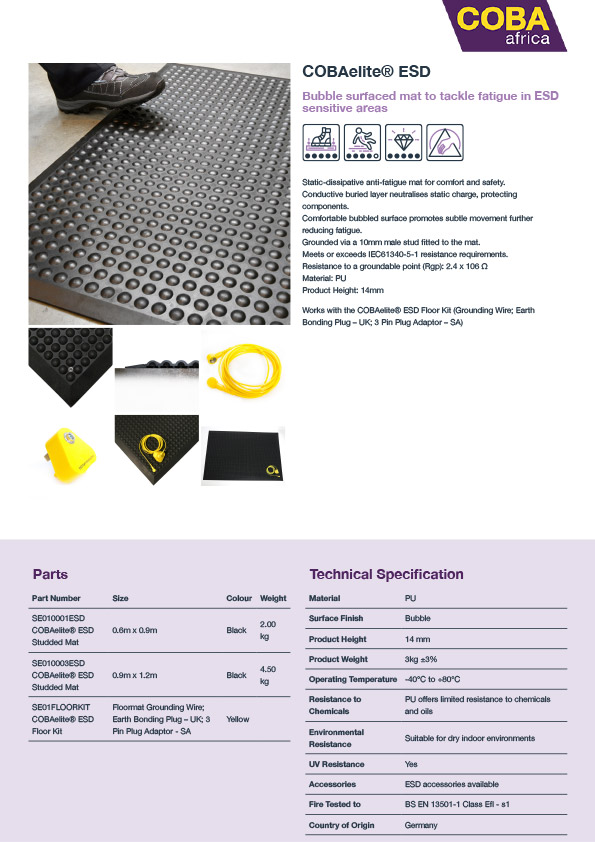 COBAelite® ESD