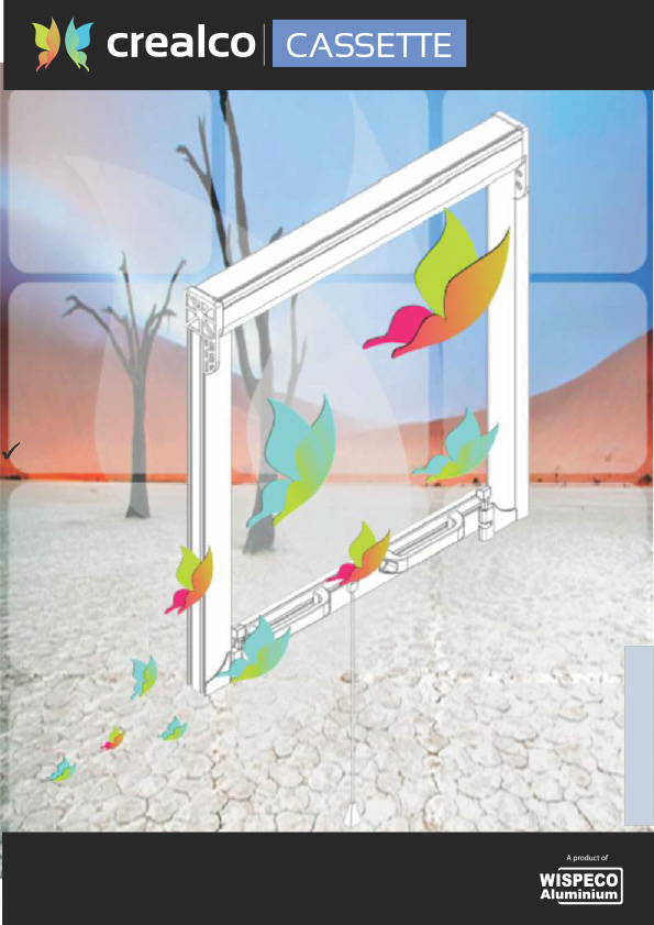 Crealco Cassette roll-up insect screen for windows