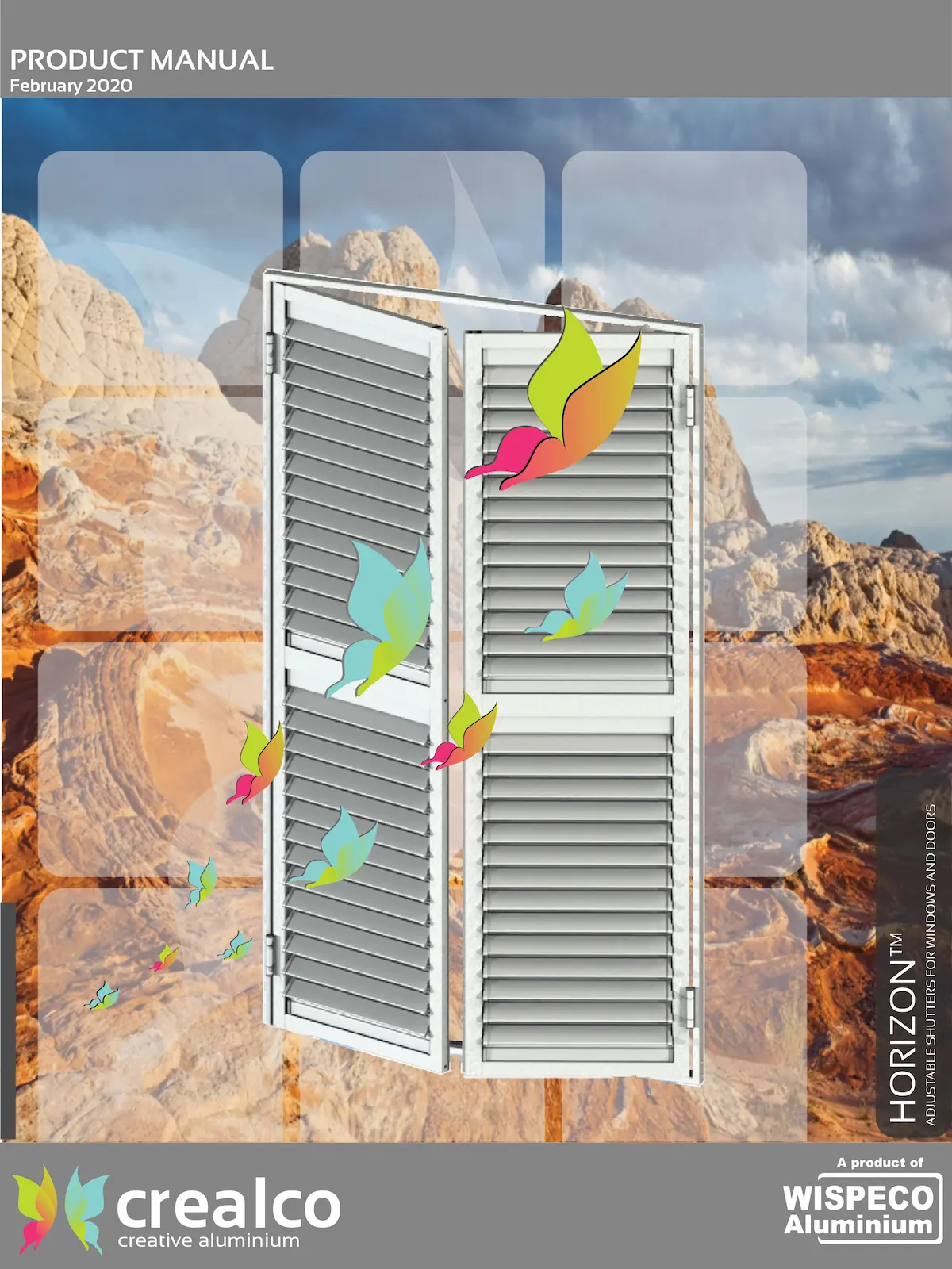 Horizon Shutters for Windows and Doors Manual | Crealco