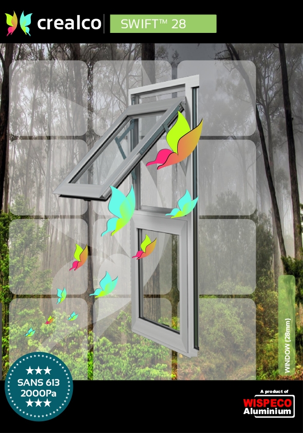 Casement Swift 28 Top and Side Hung Window | Crealco