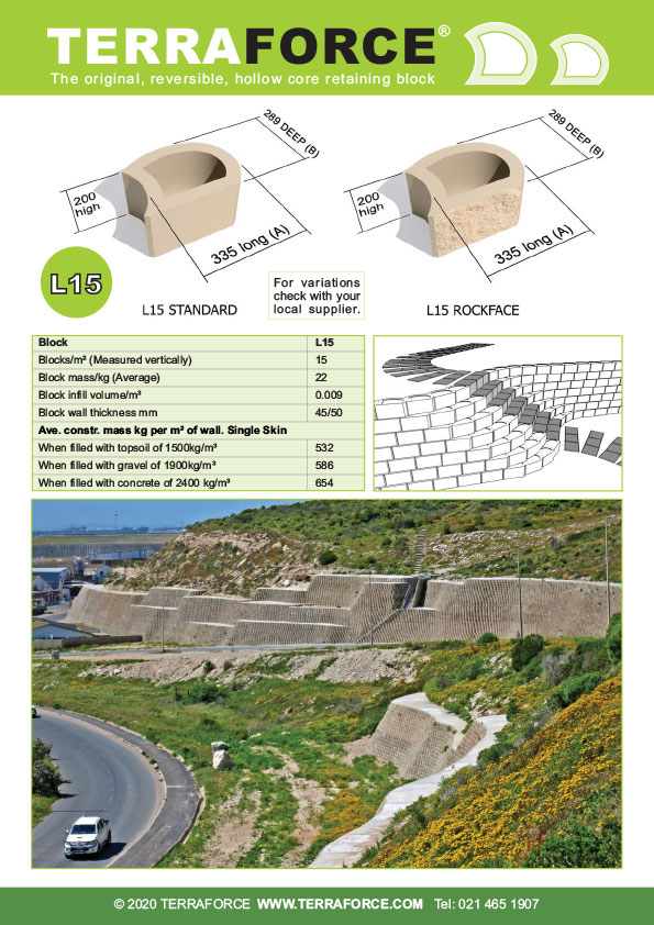 L15 Retaining Block