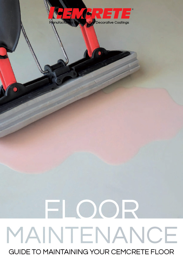 Floor maintenance guide | Cemcrete