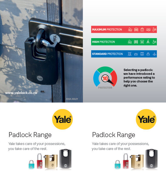 Yale Padlocks Range