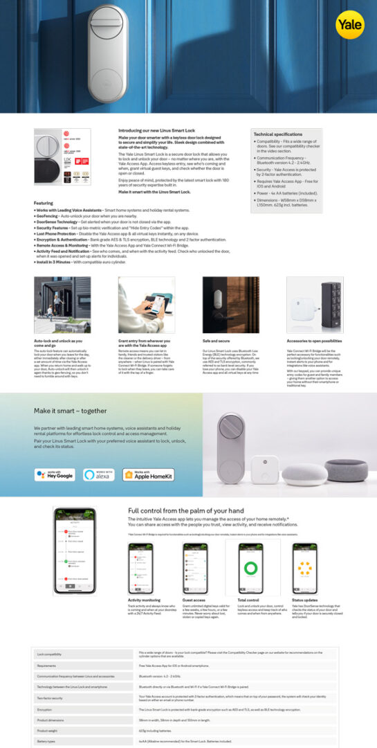 Yale Linus Smart Lock