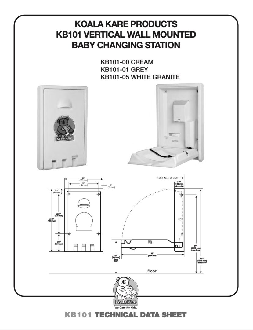 Vertical Wall Mounted Unit KB101