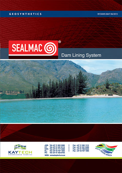 Sealmac Dam Lining System | Kaytech