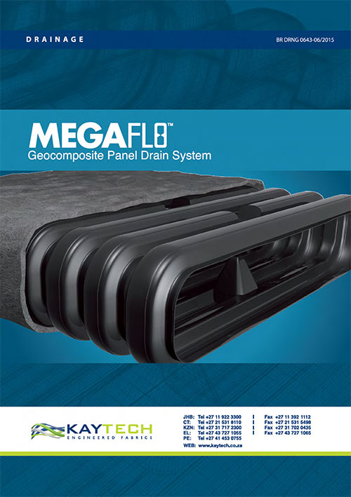 Megaflo Geocomposite Panel Drain System | Kaytech