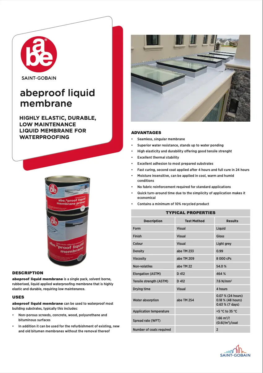 abeproof liquid membrane