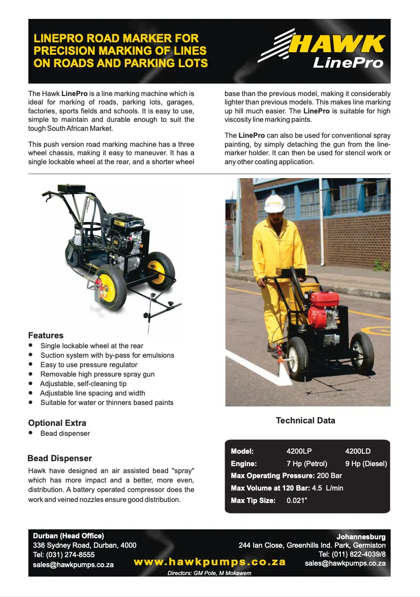 LinePro road marker