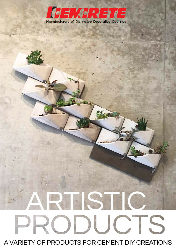 Artistic products | Cemcrete | Cement DIY creations
