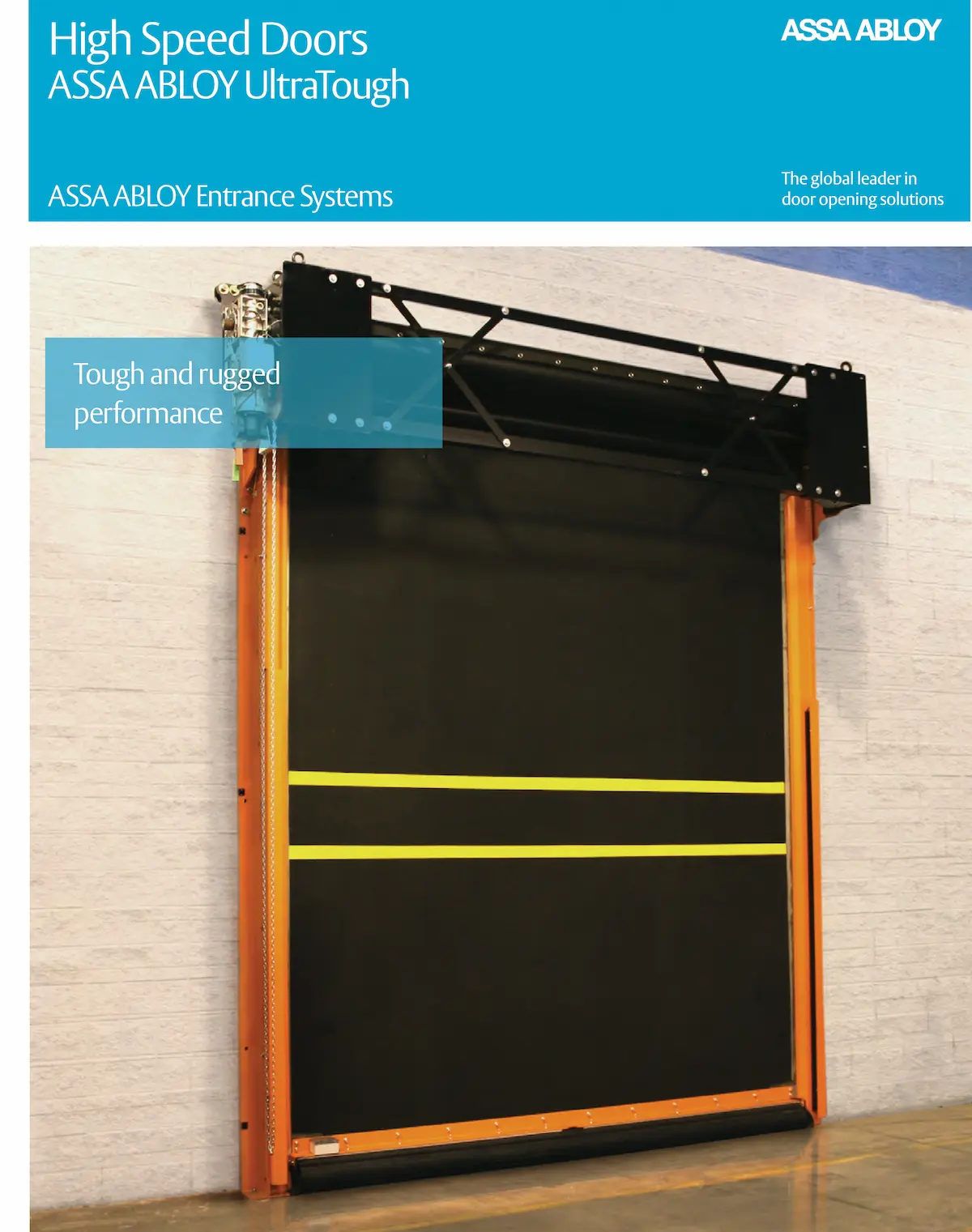 ASSA ABLOY UltraTough High-Speed Industrial Door – Impact-Resistant, Heavy-Duty Performance for Demanding Industrial Environments