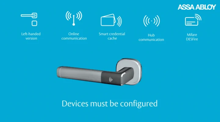 Aperio installer video - devices must be configured