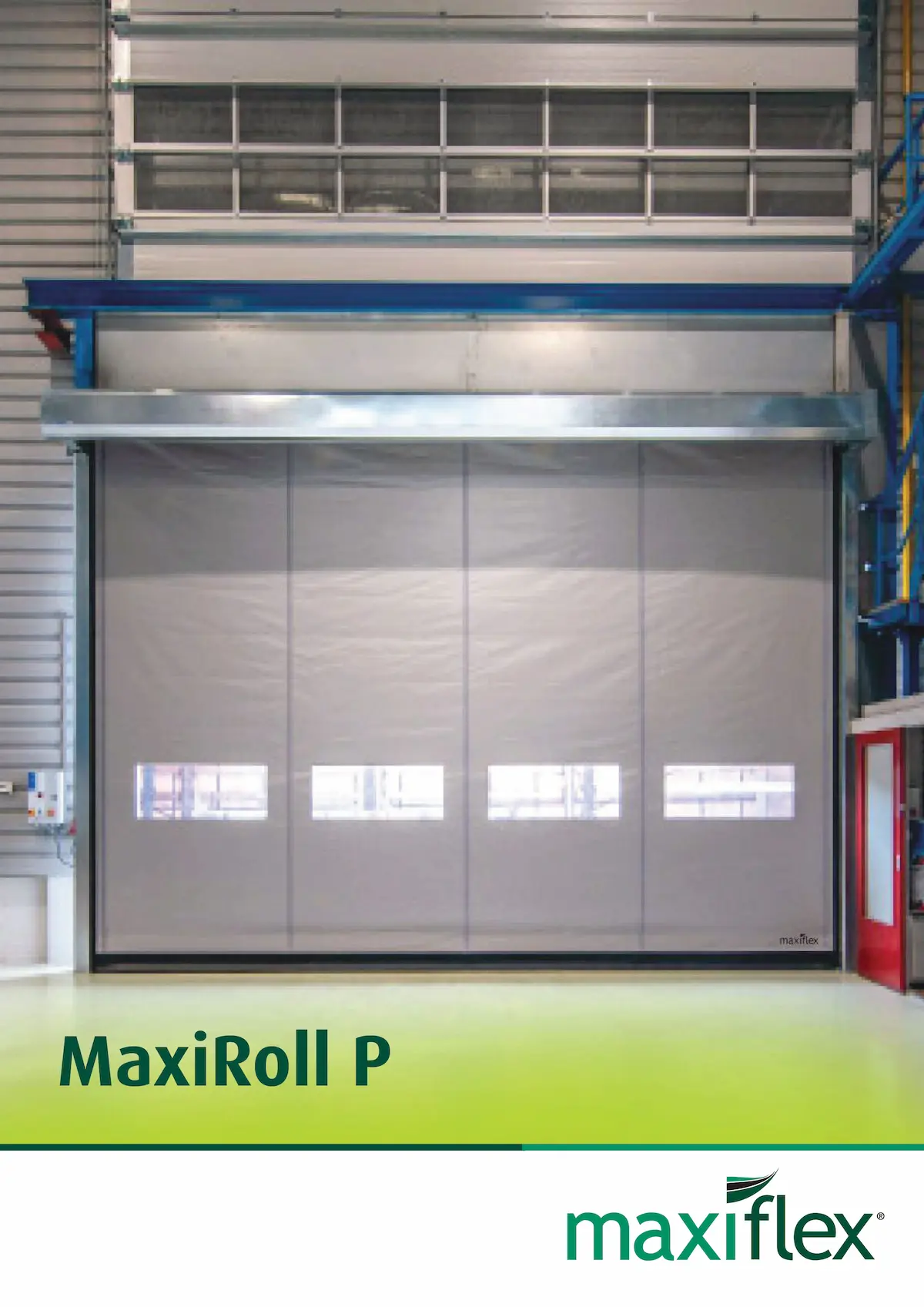 Maxiflex MaxiRoll P insulated self-repairing high-speed door